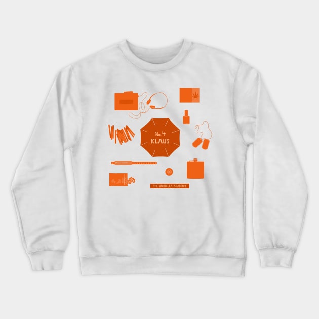 no.4 klaus Crewneck Sweatshirt by abstracteleanor